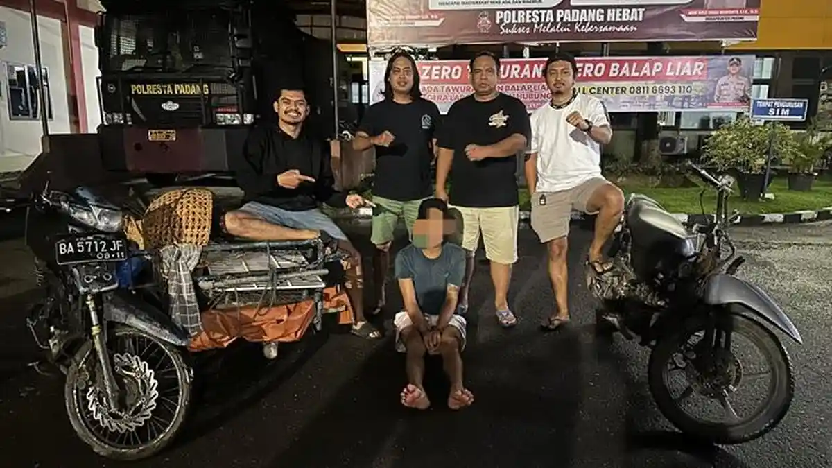 Polisi Tangkap Pembobol Restoran di Padang Sumbar, Aksi Pencurian Terekam CCTV