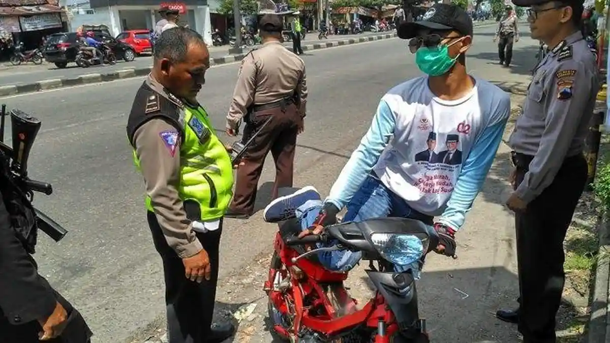 19 Hari Kampanye Terbuka di Solo, Polisi Tilang 44 Motor Berknalpot Bising