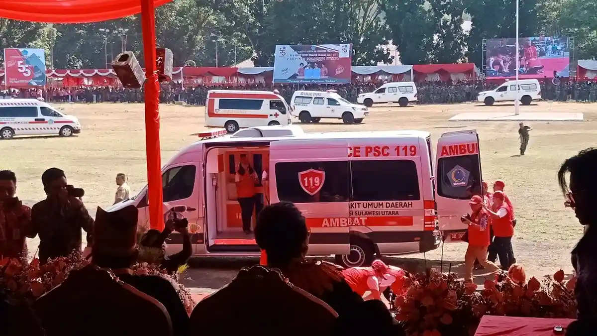 Gubernur Olly Dondokambey Luncurkan Layanan Public Safety Center 119