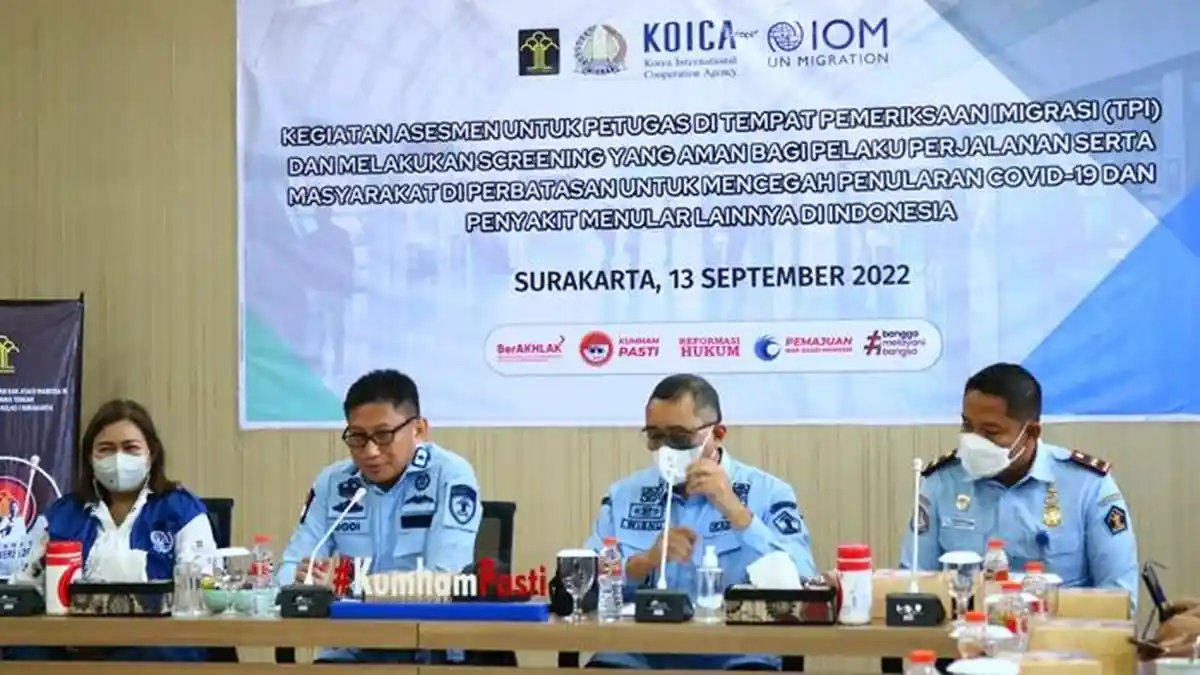 Kolaborasi IOM dan Imigrasi, Bantu Persiapan Gerbang Negara Dibuka Lagi