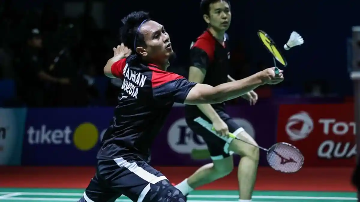 UPDATE Indonesia Open 2019 : Menang Dramatis atas Wakil Jepang, Ahsan/Hendra Tembus Semifinal