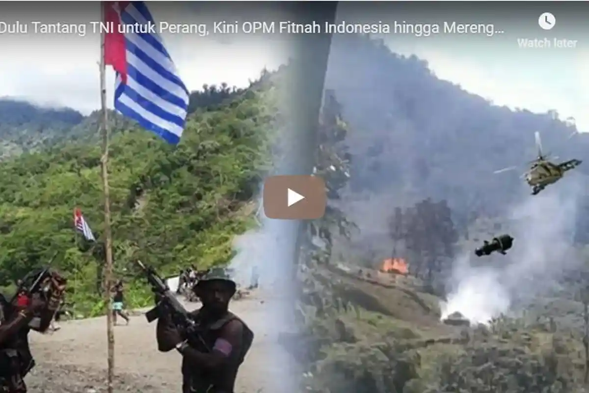 VIDEO: KKB Berulah Lagi, Dulu Menantang Perang TNI, Kini Merengek ke Dunia dengan Fitnah Indonesia