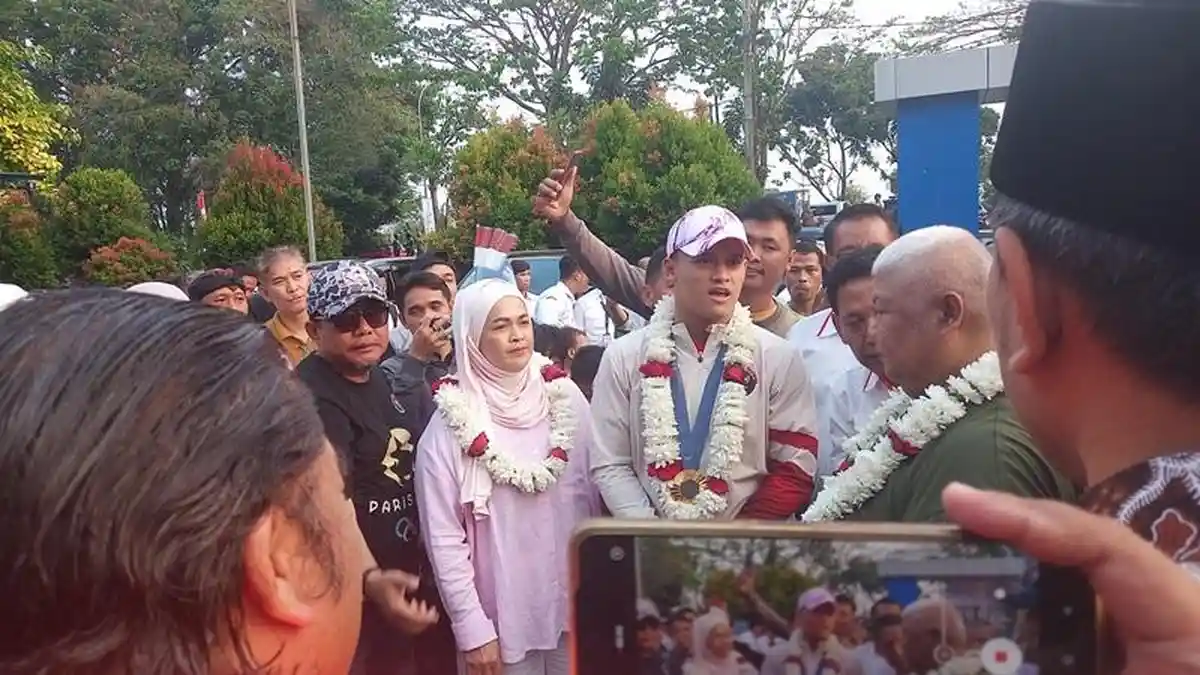 BREAKING NEWS Rizky Juniansyah Tiba di Serang, Dapat Sambutan Meriah