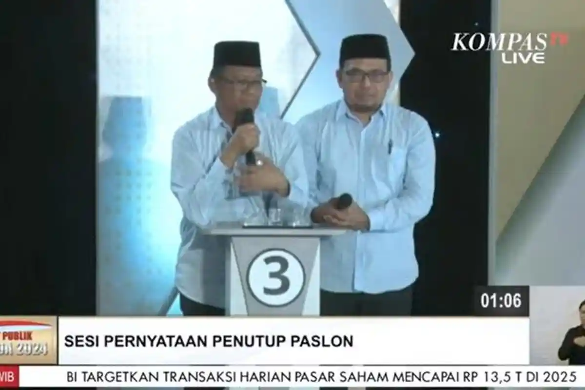 Closing Statement Debat Pilkada Balikpapan 2024, Sa'bani-Syukri Janji Jawab Persoalan Masyarakat