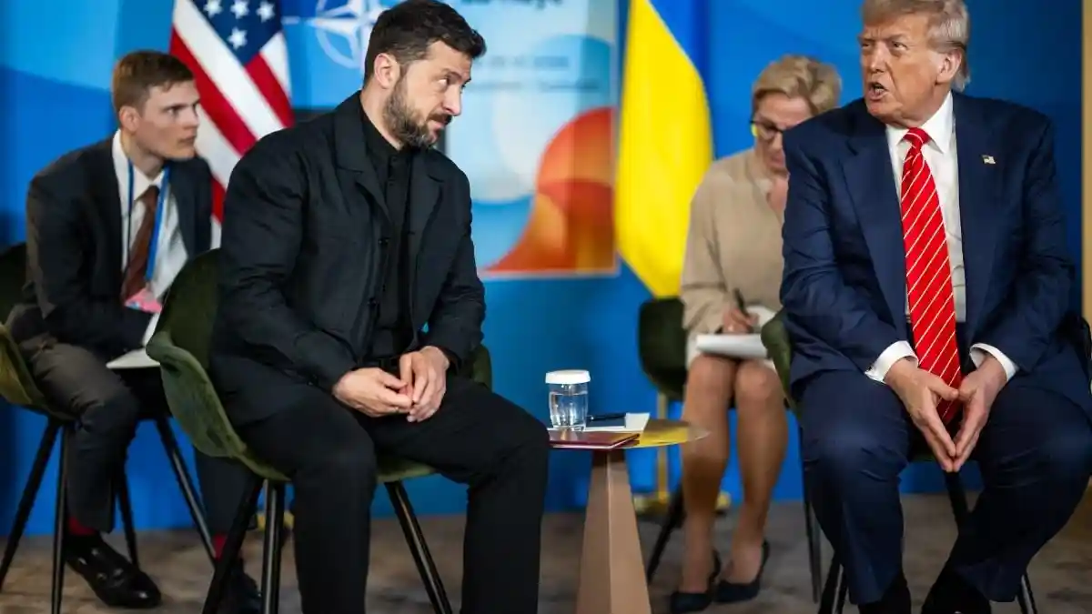 Trump Puji Zelensky Berhasil Bertahan dari Gempuran Rusia Selama 4 Tahun - Tribunnews.com