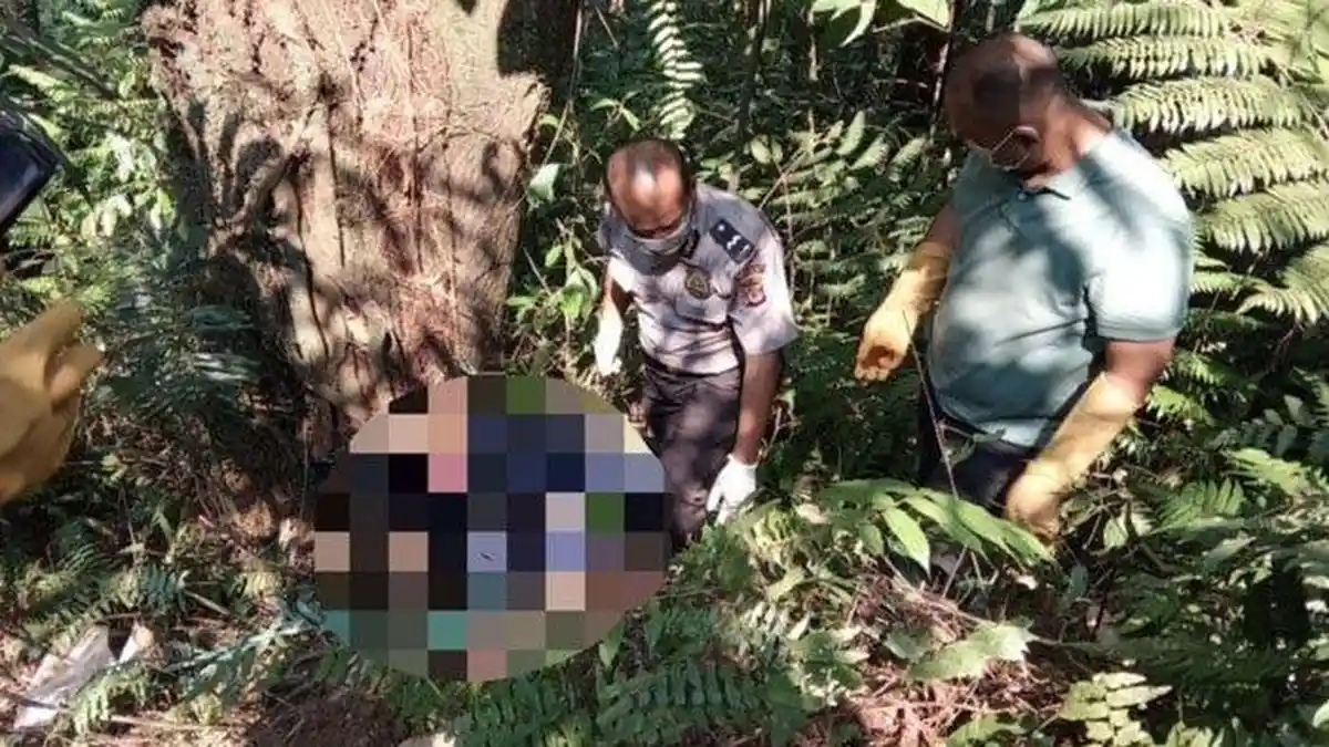 HEBOH Misteri Koper Biru Tua Berisi Sosok Mayat Dibalut Plester Terbungkus Selimut di Bogor