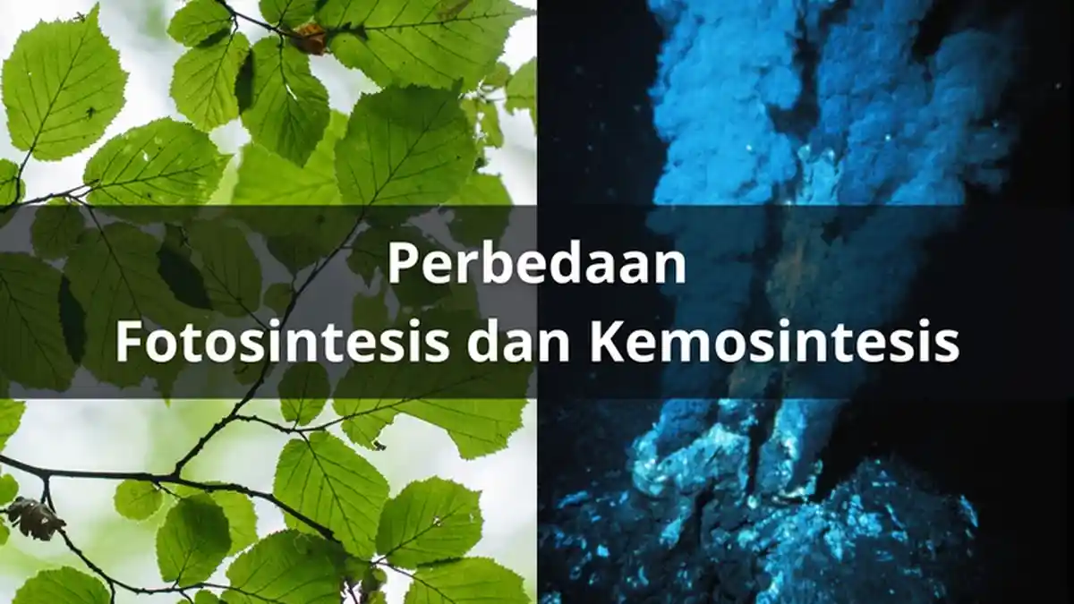 Perbedaan Fotosintesis dan Kemosintesis Serta Proses Terjadinya, Materi Belajar Biologi Kelas 12