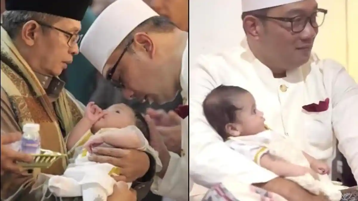 Ridwan Kamil Dipertemukan Bayi Muhammad Ridwan Kamil yang Ditelantarkan Orangtuanya dari Cimahi