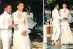 Nadine Chandrawinata Unggah Foto Bukti Gaun Pengantinnya Pernah Dipakai Ibunda 37 Tahun Lalu