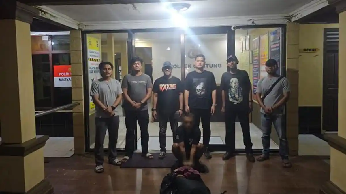 Pelaku Penganiayaan Ditahan di Polsek Gantung