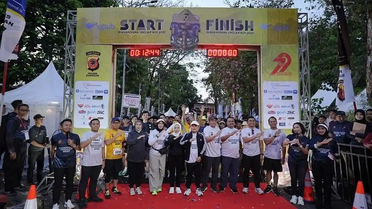 Bhayangkara Linggar Run di Kuningan Jawa Barat Diikuti 1.425 Peserta