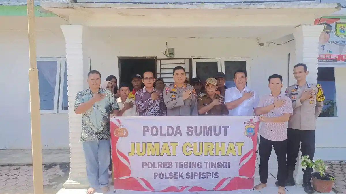 Pimpin Jumat Curhat, Kapolsek Sipispis Cegah Balap Liar dan Narkoba Lewat Pendekatan Orangtua Remaja