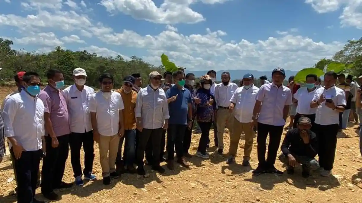 DPRD Sulsel Tinjau Bendung dan Jaringan Irigasi Lalenrie Bone