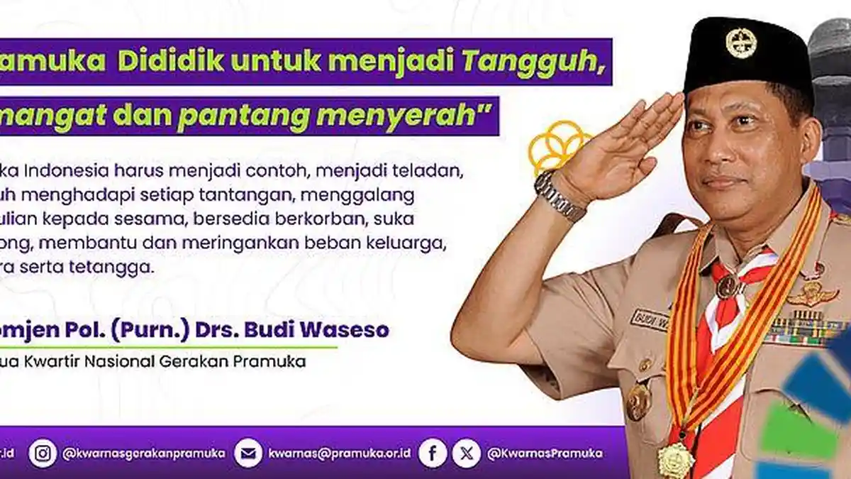 Profil Kak Buwas, Ketua Kwarnas Gerakan Pramuka, Dulu Paling Ditakuti Para Koruptor