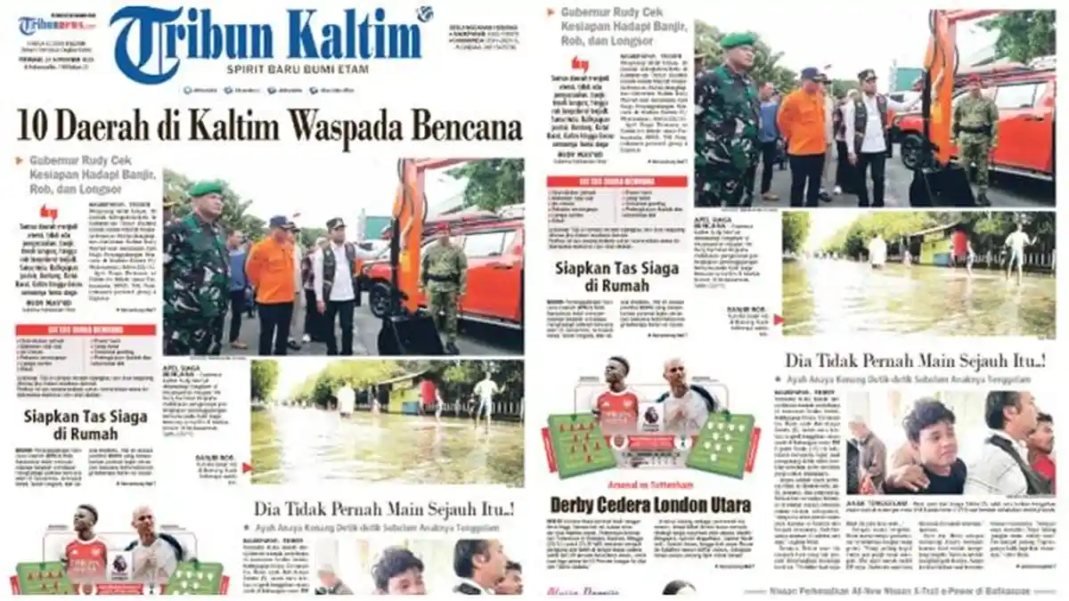 10 Daerah di Kaltim Waspada Bencana, Rudy Mas'ud Cek Kesiapan Hadapi Banjir hingga Longsor