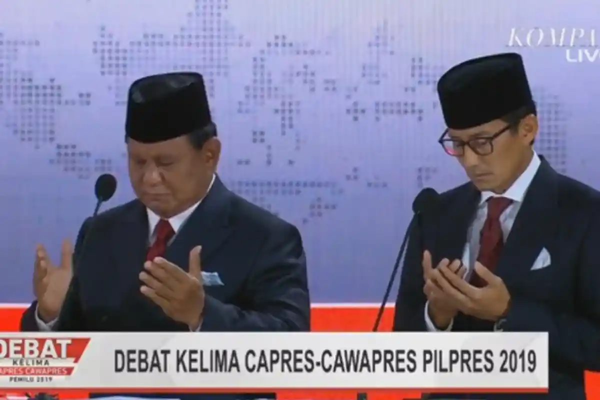 Di Mana Perginya Sandiaga Uno? Prabowo Hanya Ditemani Elite Partai saat Beri Keterangan Media