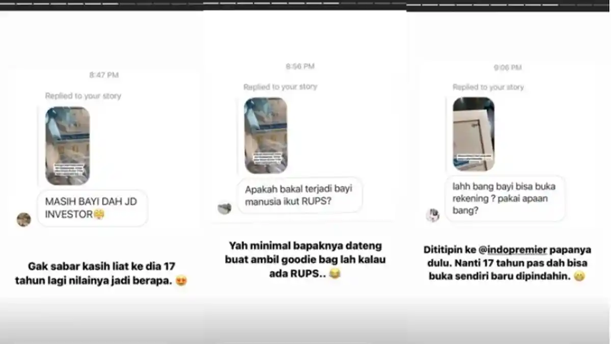 Ketika Saham Jadi Kado Bayi yang Masih Berusia 2 Hari, Ini Kata Raditya Dika