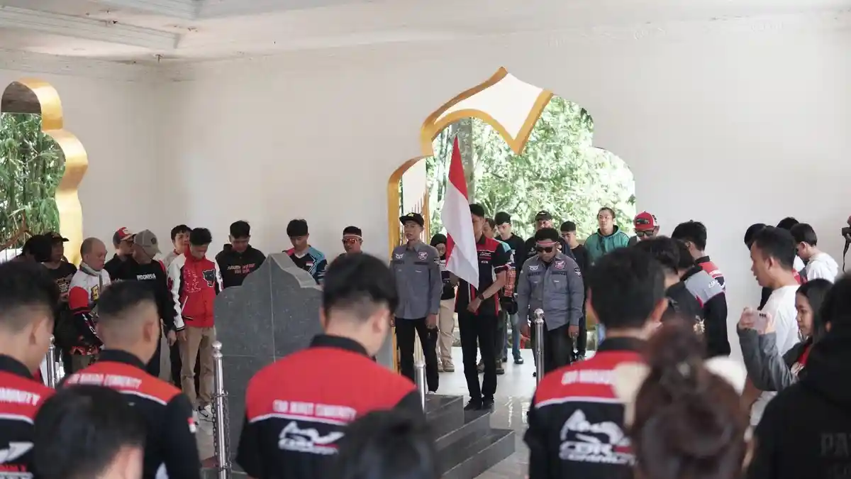 Konvoi Merdeka Ikatan Motor Honda Sulut, 125 Bikers Kampanyekan Berkendara Aman