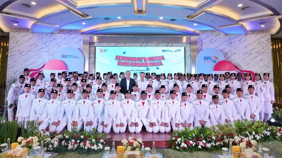 Peringati HUT ke-79 RI, BRI Kembali Berikan Beasiswa Bagi Paskibraka Tingkat Pusat