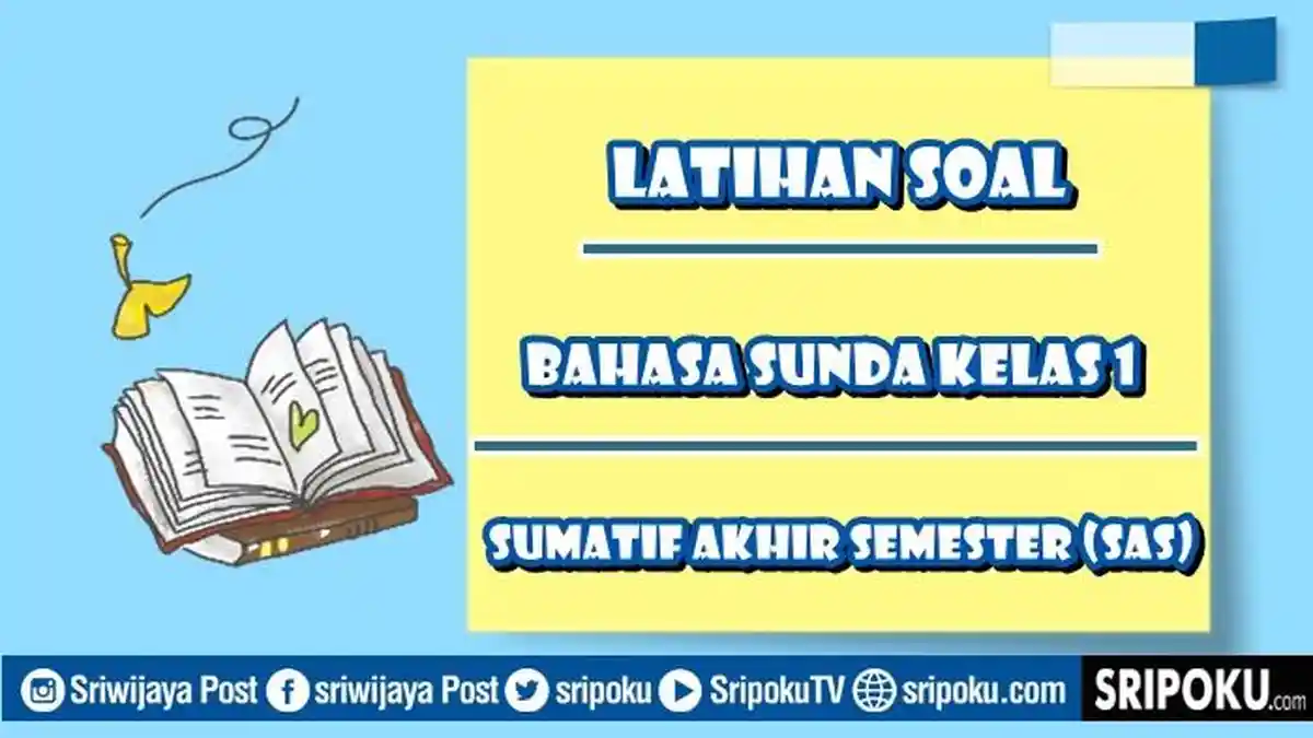 25 Soal Bahasa Sunda Kelas 1 SD Semester 2 Kurikulum Merdeka, Jawaban SAS