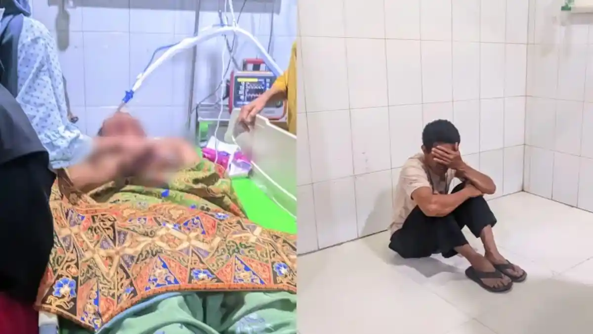 Tangis Misi Nusi, Ayah Petugas DLH Gorontalo yang Kritis Akibat Kecelakaan Kerja 'Saya Sayang Dia'