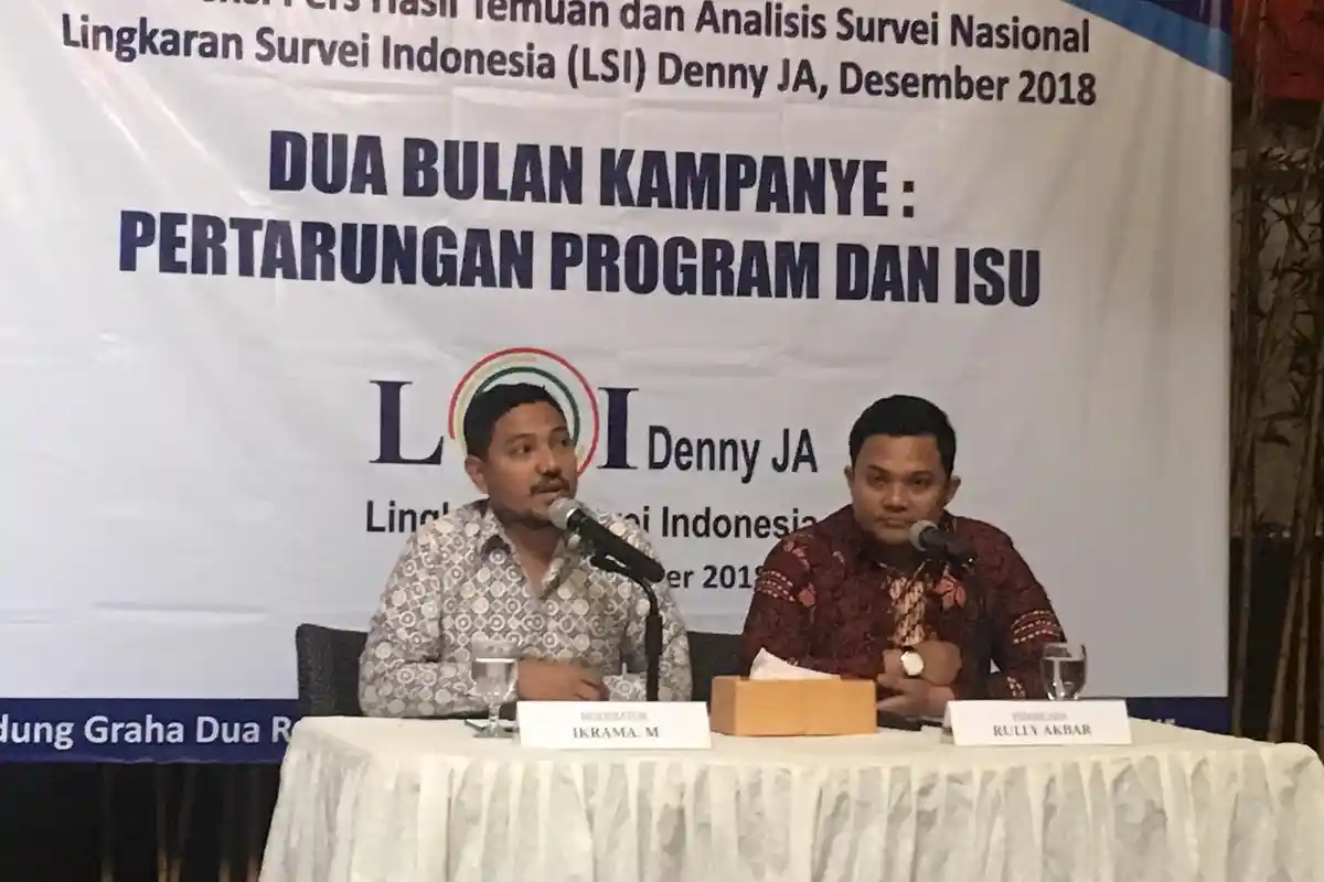 Survei LSI Denny JA: Program Jokowi Dikenal Sebagian Besar Masyarakat Tapi Tidak Jadi Trending Topic