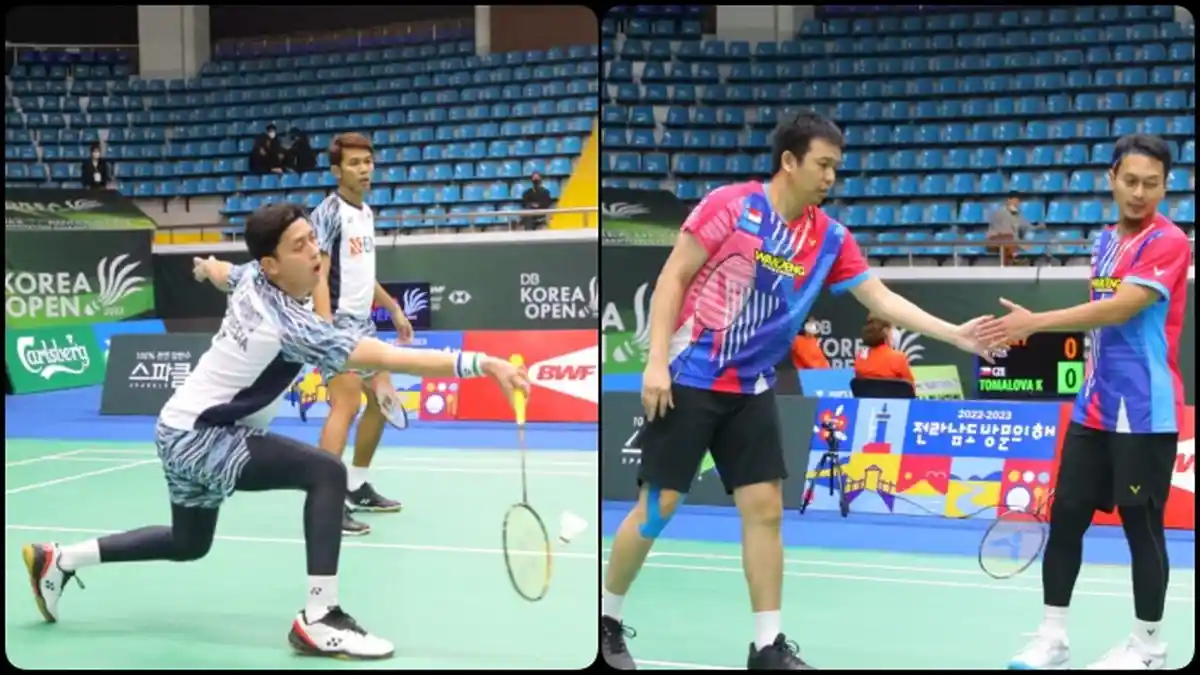 Hasil Perempat Final Korea Open 2022 Hari Ini, Vito Terhenti, Fajar/Rian & Ahsan/Hendra ke Semifinal
