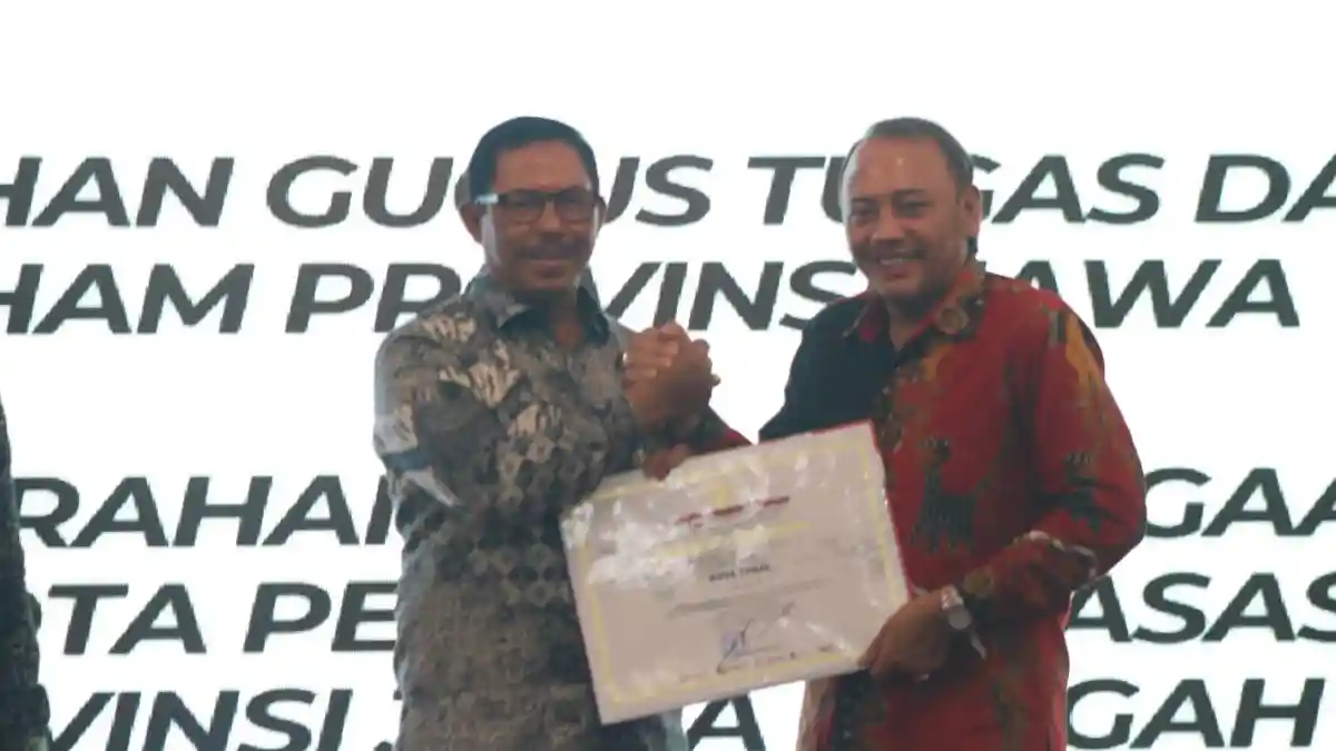 Pemkot Tegal Raih Penghargaan Kota Peduli HAM, Begini Kata Dedy Yon