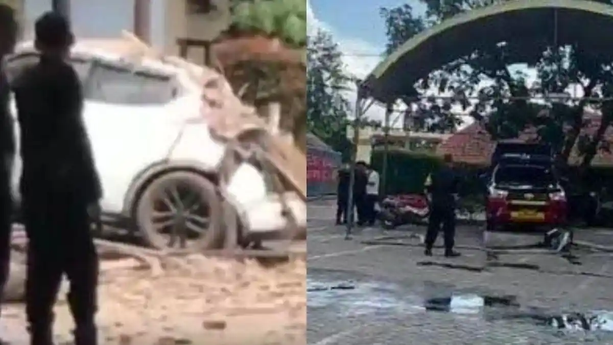 PENJELASAN Kapolda Jatim 10 Anggota Brimob jadi Korban Bom Meledak, Gedung dan Mobil Hancur