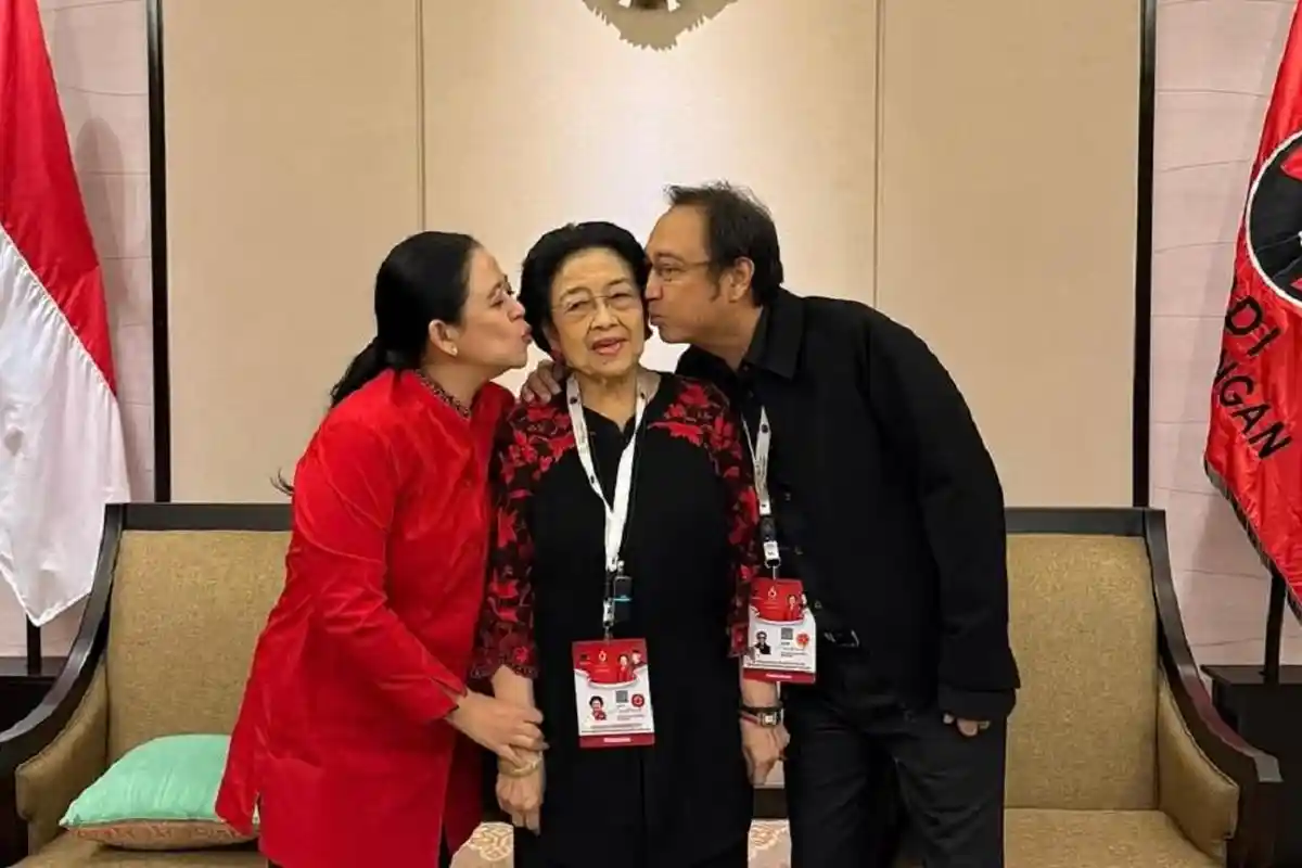 Kembali Jadi Ketum PDIP, Puan dan Nandan Cium Megawati