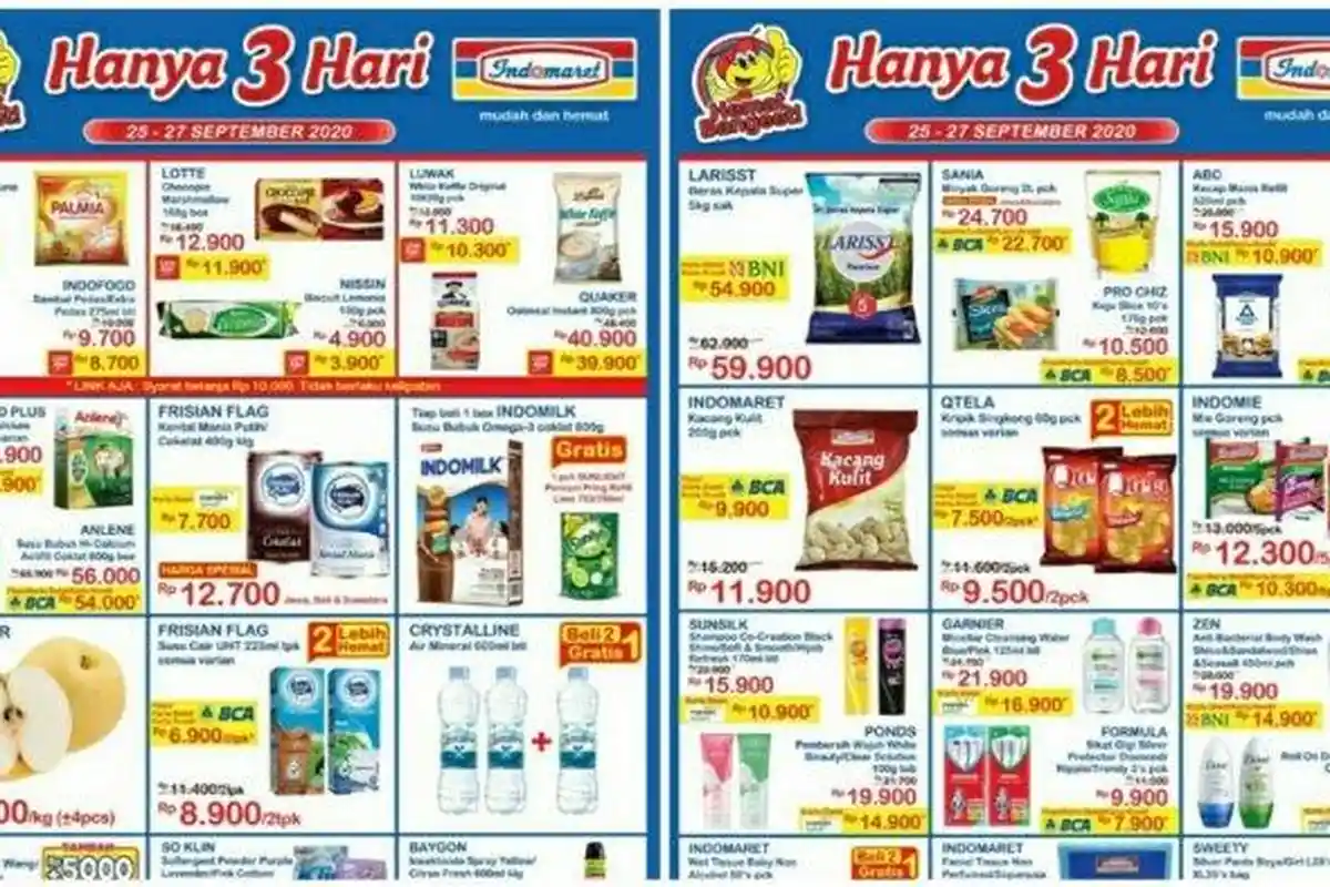 Promo HTH Indomaret, Belanja Super Murah Banyak Diskon, Cek Disini Harga Murah Produk Paling Dicari