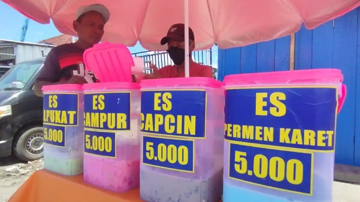 Es Segar Varian Rasa Hanya Rp 5 ribu, Bisa Jadi Pilihan Pelepas Dahaga Siang Hari