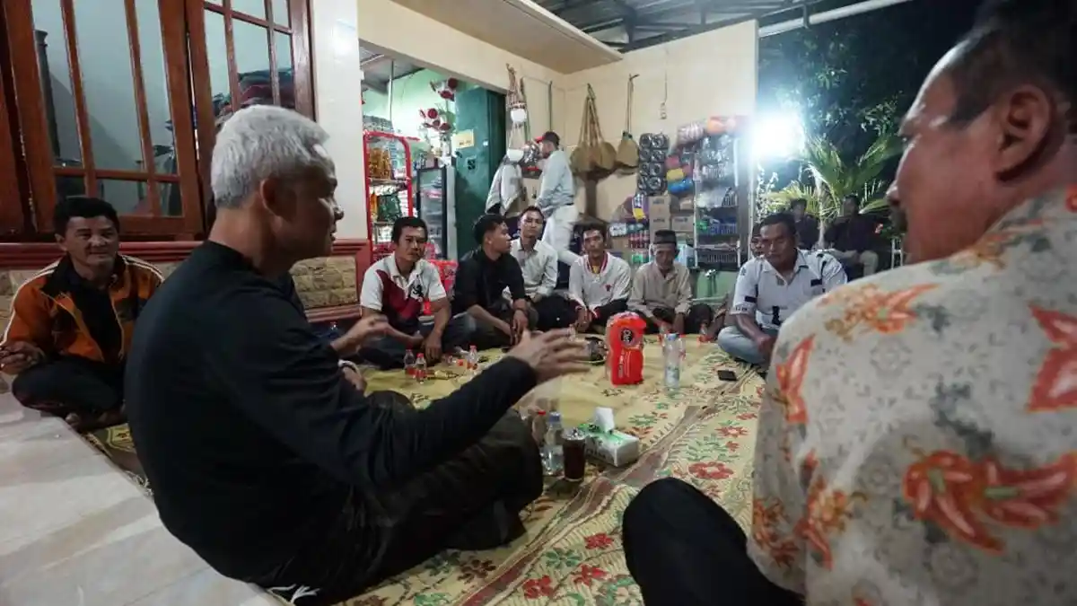 Bahagianya Warga Polokarto Sukoharjo saat Ganjar Berkunjung dan Menginap di Desa Mereka