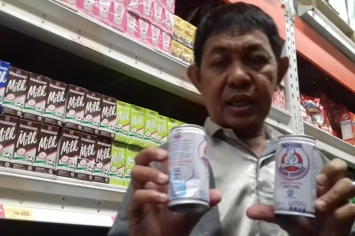 Disperindag Temukan Kemasan Minuman Rusak saat Sidak di Supermarket