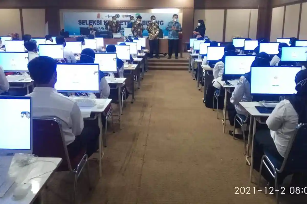 Tinjau Ujian SKB CPNS, Ini Pesan Sekda Nagan Raya