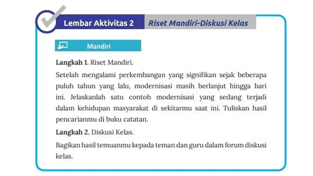 Kunci Jawaban IPS Kelas 9 SMP/MTs Halaman 31 Kurikulum Merdeka, Riset Mandiri-Diskusi Kelas