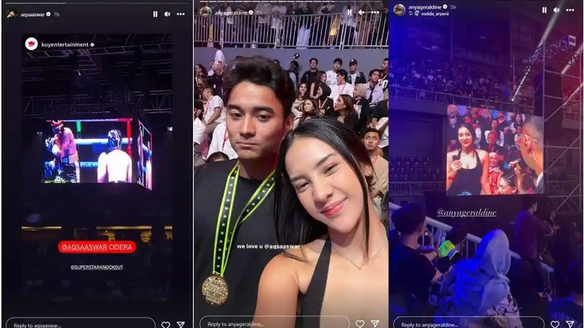 Anya Geraldine Dukung Aqsa Aswar yang Sempat Cedera saat Tanding Tinju