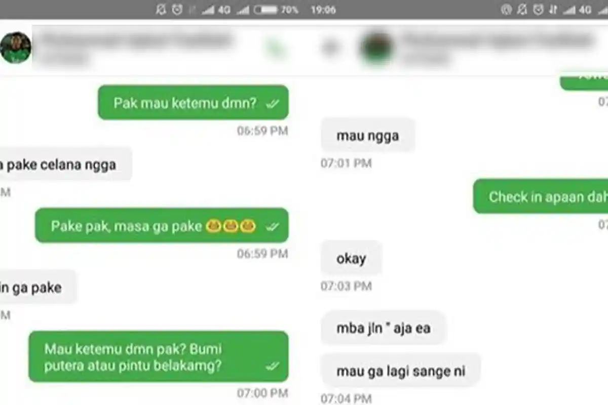 Waduh! Heboh Driver Ojol Ajak Penumpang Wanita Check In, Ini Alasannya, Chattingnya Mengerikan!