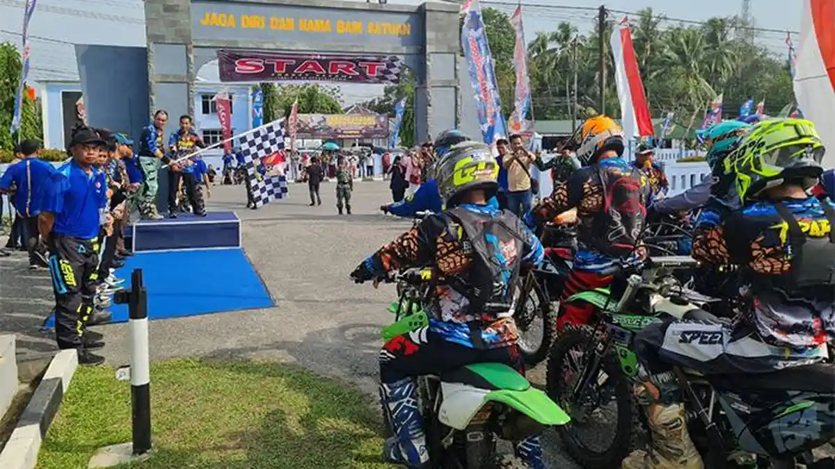 Event Trabas Besame Lanud H AS Hanandjoeddin Gali Potensi Wisata Cross Advanture di Belitung
