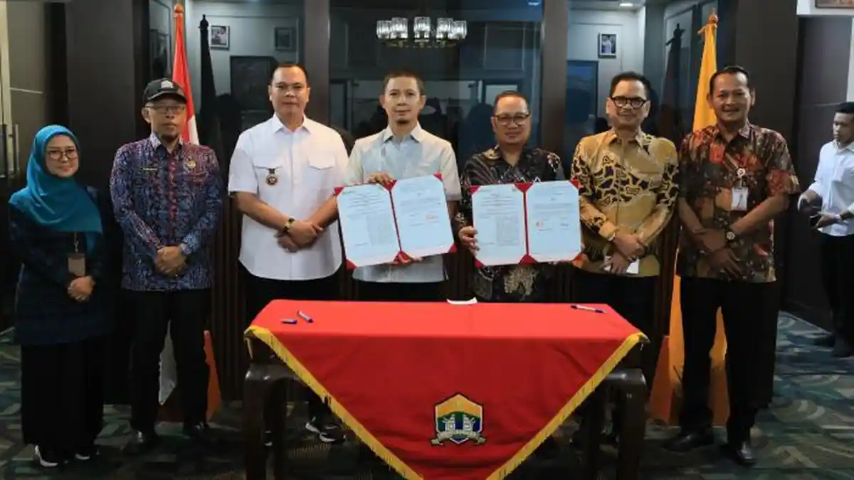 Pemkot Serang Gandeng Bank Banten Percantik Kawasan Royal Baroe Lewat CSR