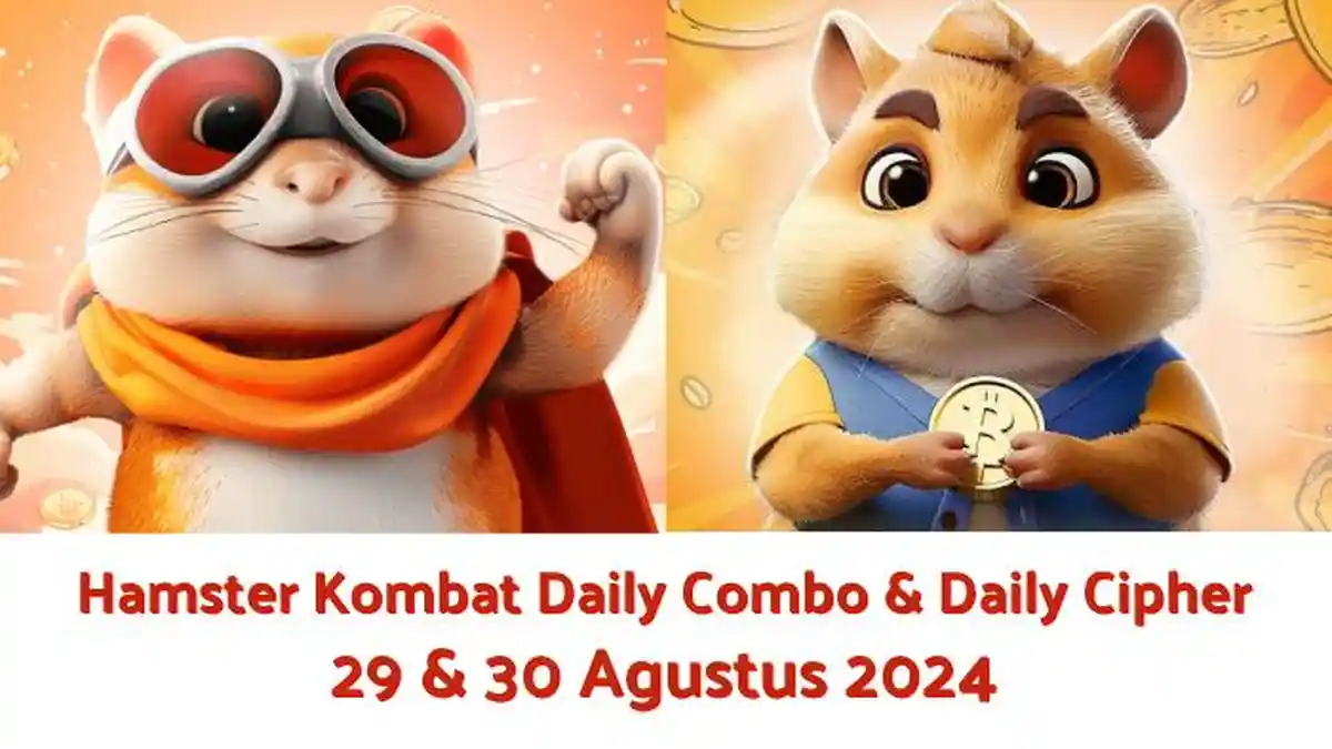 Hamster Kombat Daily Combo dan Daily Cipher 29 dan 30 Agustus 2024 ...