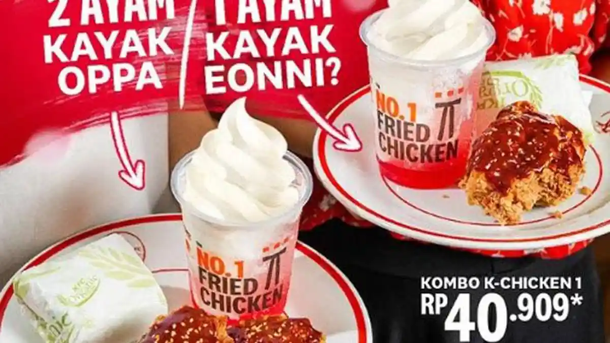 3 Promo KFC Hari Ini 21 Agustus 2023, Kombo K-Chicken 1 Rp40.909