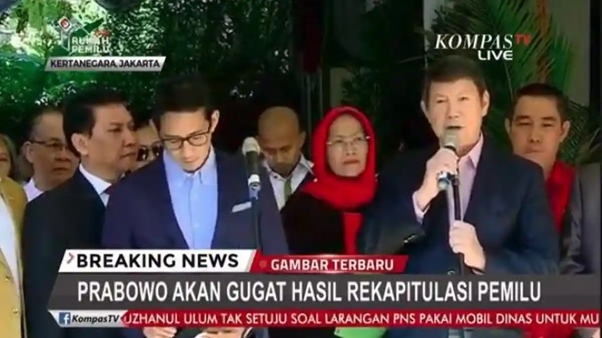 Detik-detik Hashim Djojohadikusumo Sebut Sandiaga Uno Wapres