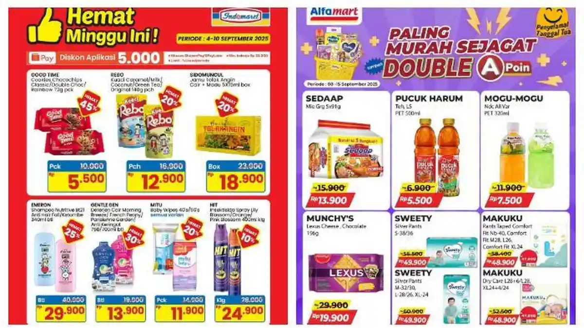 Promo Alfamart dan Indomaret Terbaru Senin 3 November 2025: Harga Minyak Goreng Murah