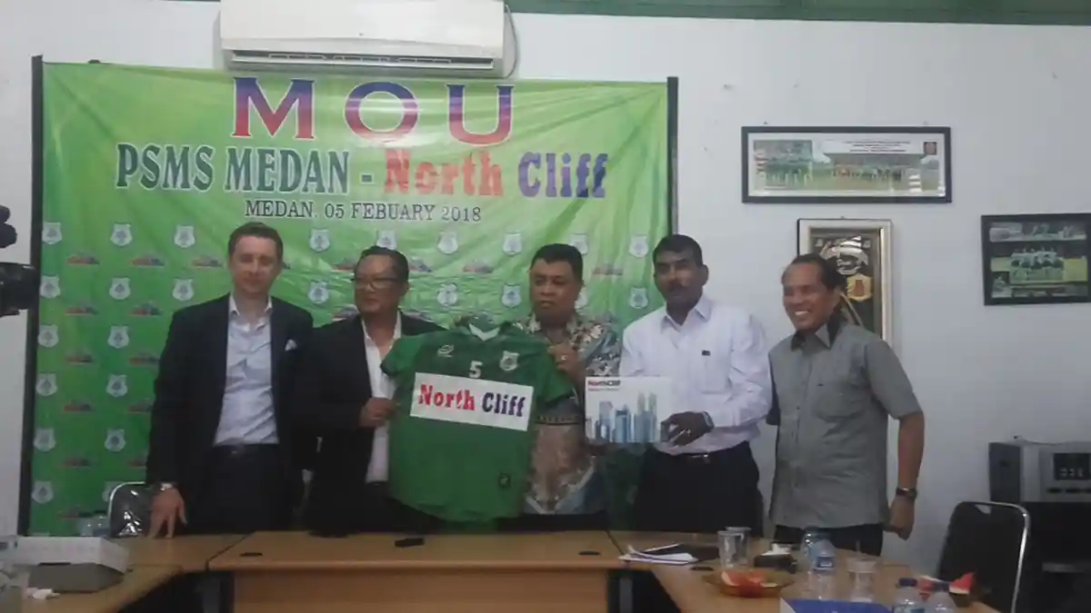 Resmi North Cliff Jadi Sponsor Utama PSMS Medan