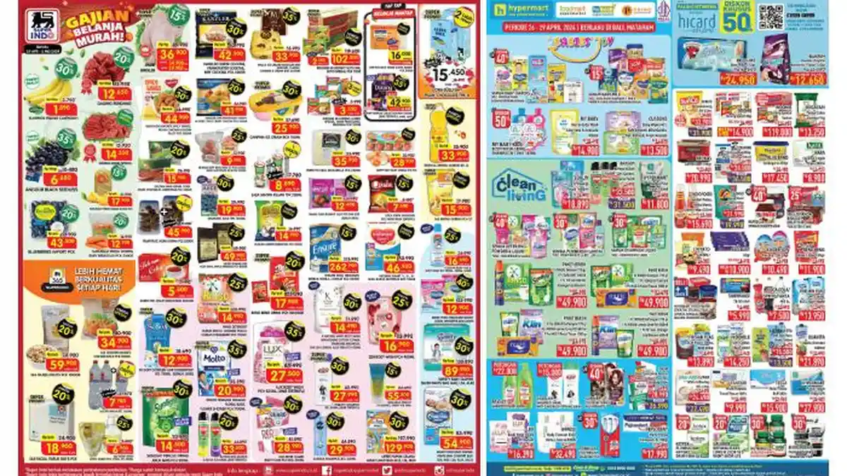 PROMO Superindo Hypermart 29 April-8 Mei 2024: Kecap Bango Diskon Rp6.650, Roti Tawar Kupas Rp16.000