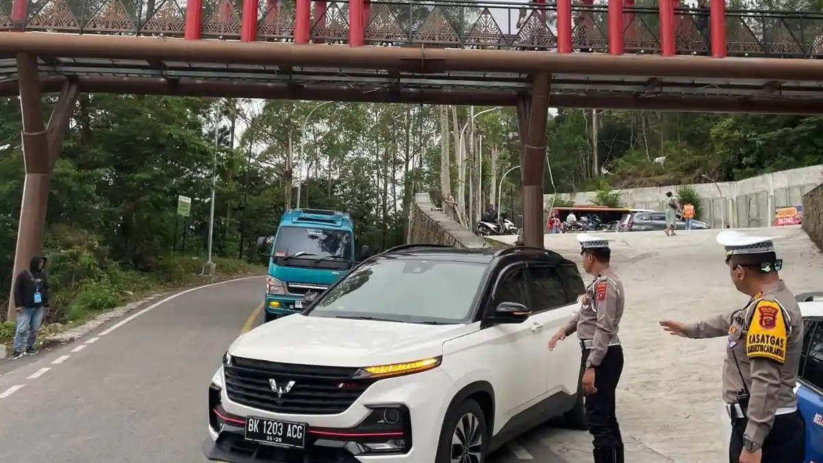 Polres Samosir Perketat Pengamanan Jalur Darat dan Danau Selama Libur Panjang