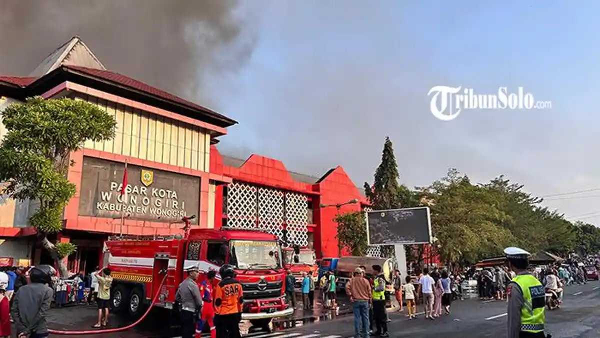 Status Darurat Pasca Kebakaran Pasar Kota Wonogiri Diperpanjang, Awalnya Cuma 14 Hari