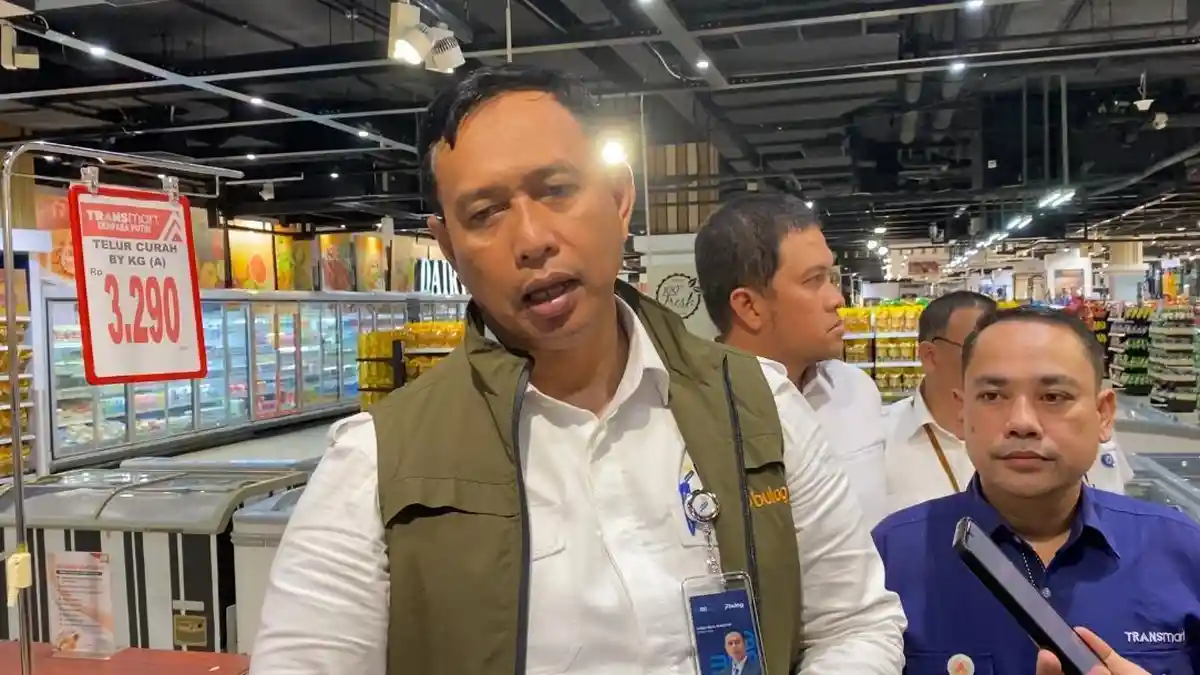 Supermarket di Cempaka Putih Jual Telur Ayam di Atas Harga Acuan