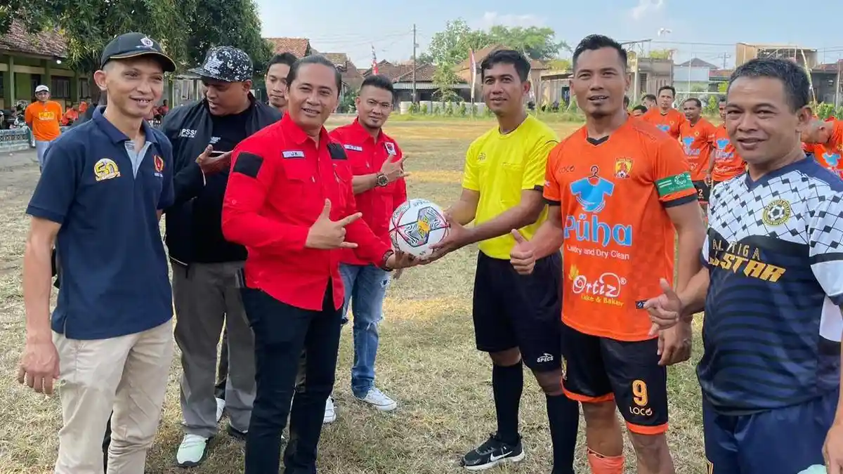 Relawan Desa Ganjar Gelar Turnamen Sepak Bola U45 di Jepara, Dekatkan Sosok Ganjar ke Masyarakat